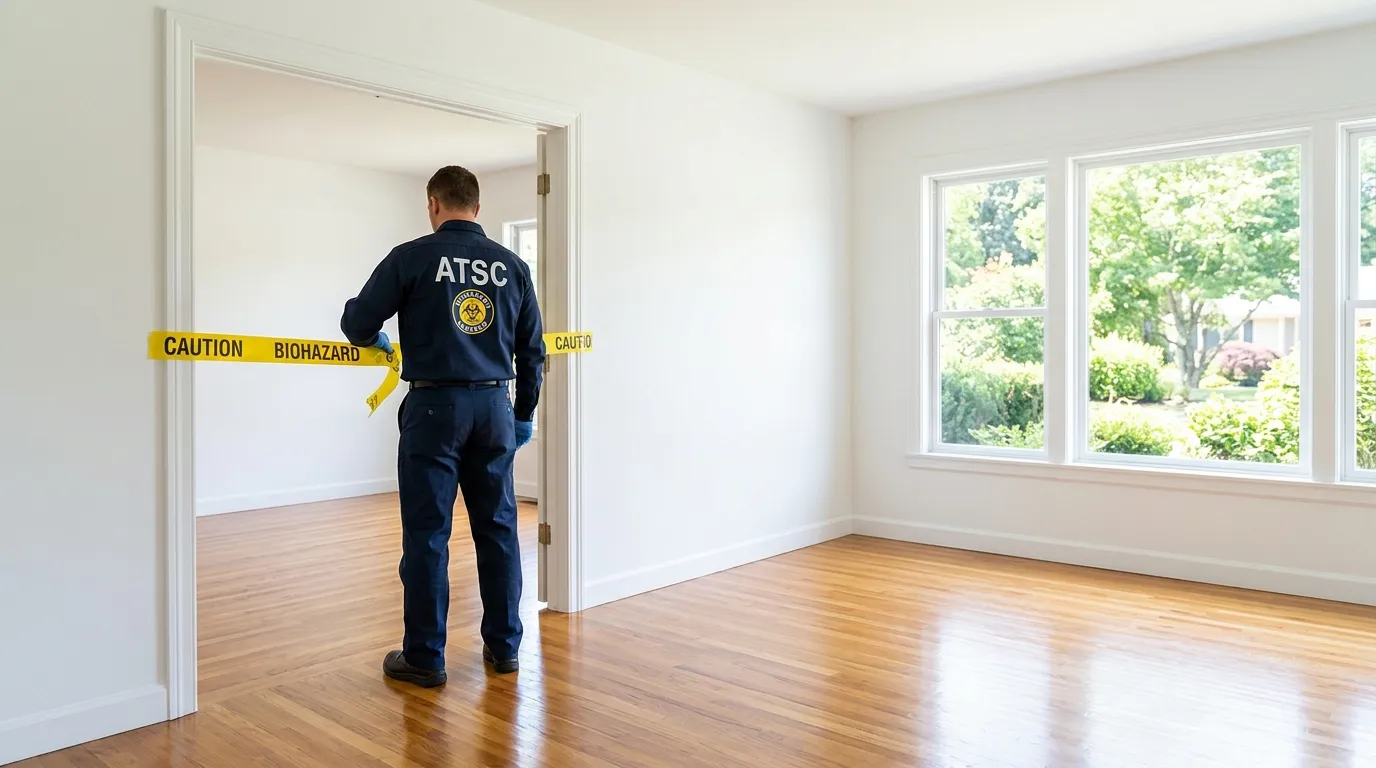 Certified biohazard cleanup crew performing Crime Scene Cleanup in Cynthiana